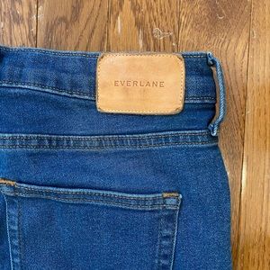 Everlane High Rise Slim Straight Jeans. Size 28 Ankle.